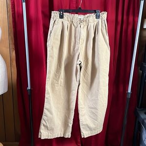 Loft baggie khakis comfy pants size LP